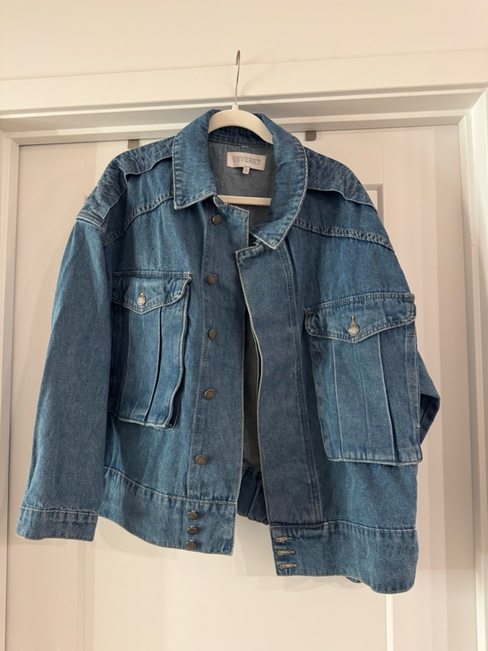 Cargo Denim Jacket - Picture 3 of 5